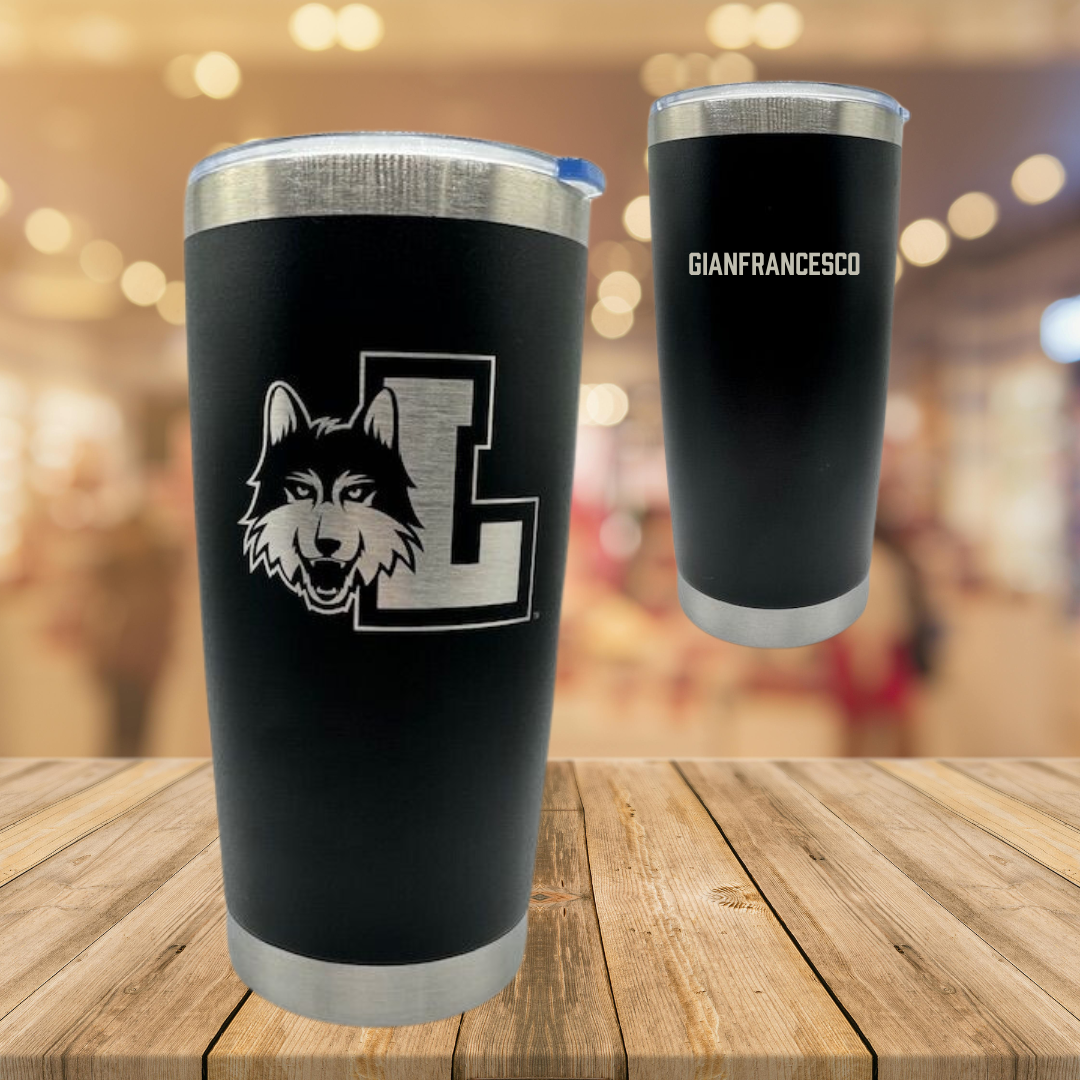 Loyola University-Chicago TF and XC Black Stainless Steel Tumbler - Mia Gianfrancesco