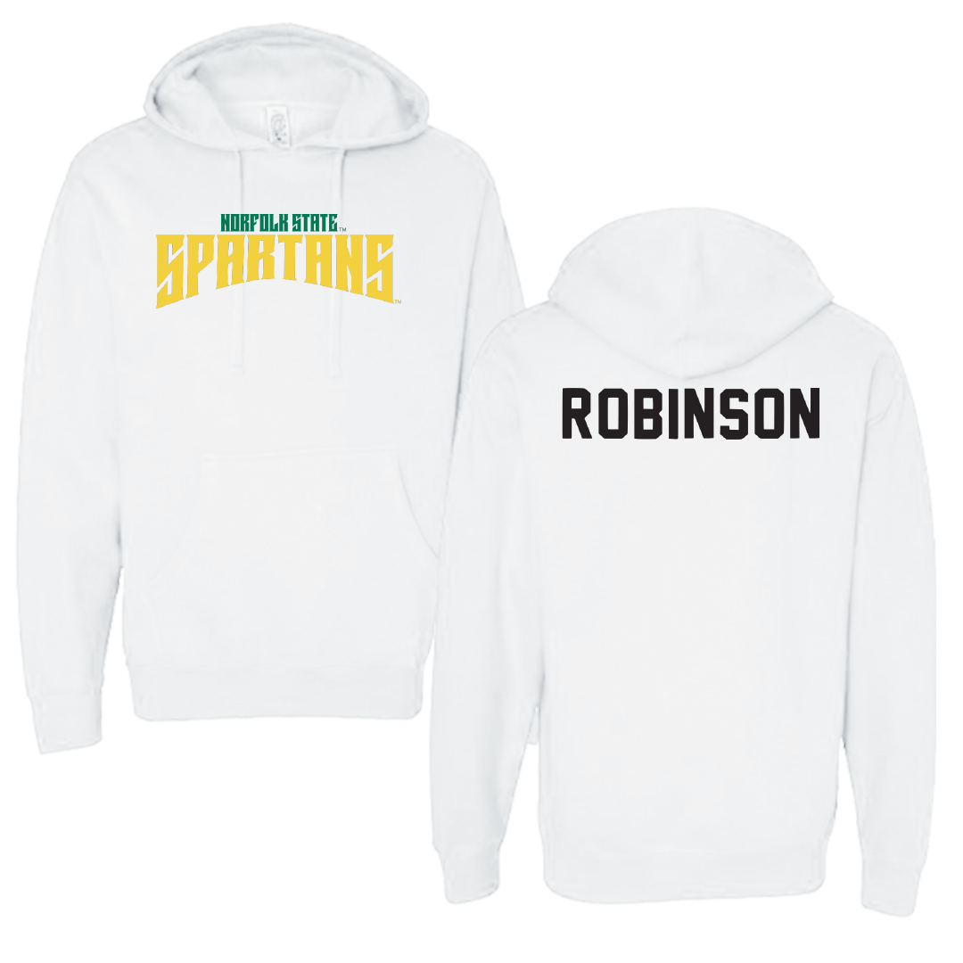 Norfolk State University TF and XC White Classic Hoodie - Brooklyn Robinson