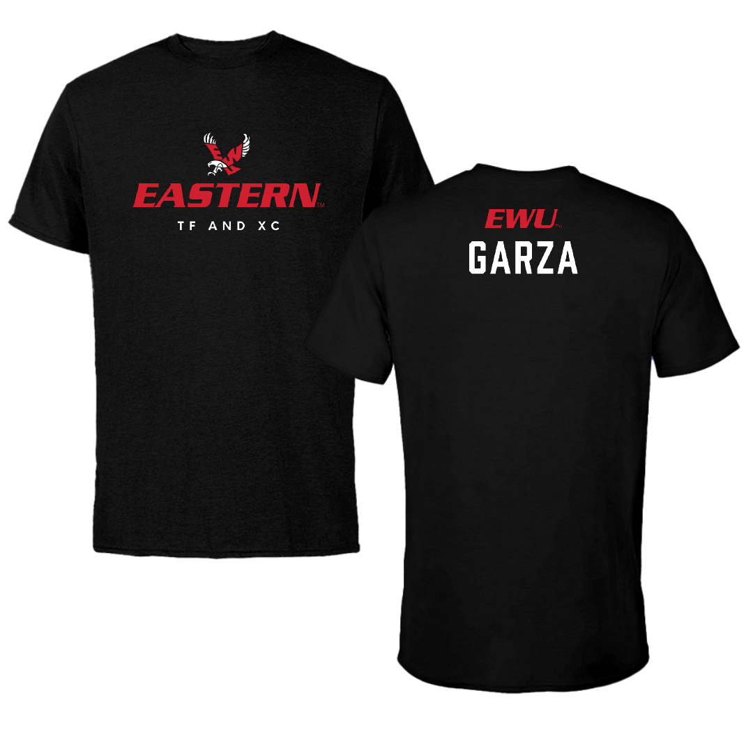 Eastern Washington University TF and XC Black Eastern Performance Tee - Kassandra Garza
