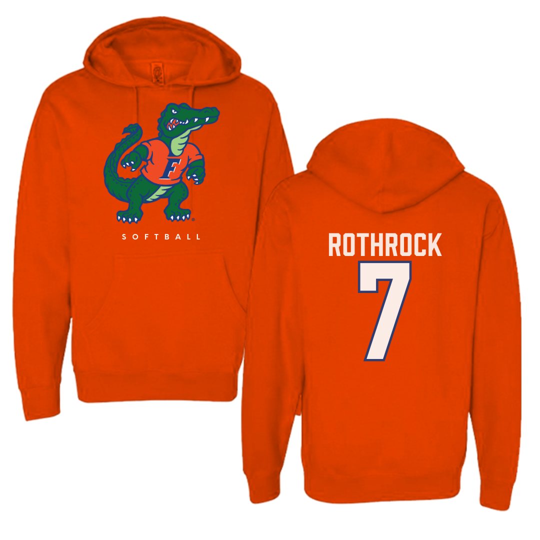 University of Florida Softball Orange Hoodie - #7 Keagan Rothrock
