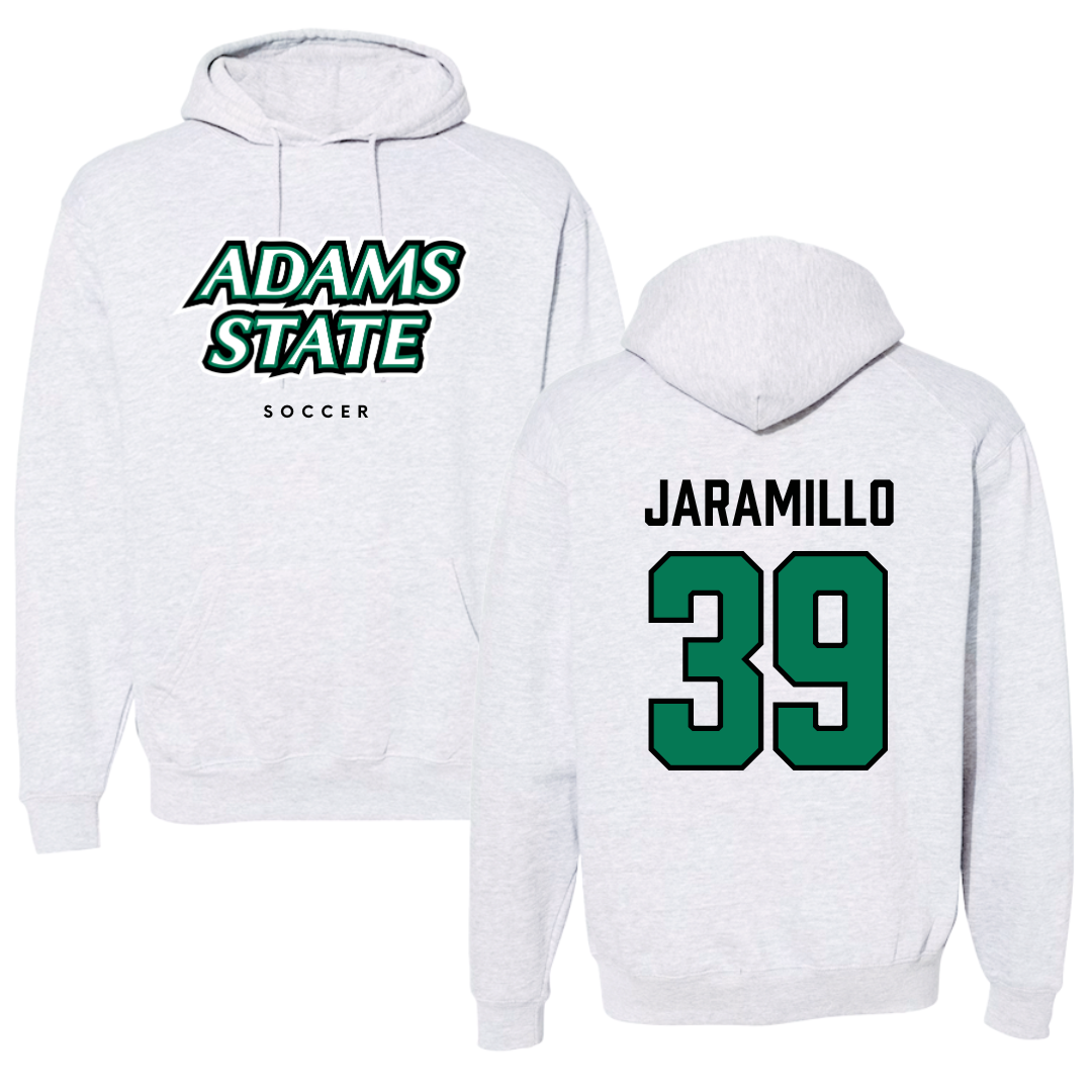 Adams State University Soccer Gray Block Hoodie - #39 Cassandra Jaramillo