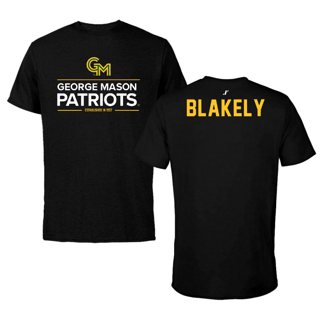 George Mason University Rowing Black General Tee - Monika Blakely