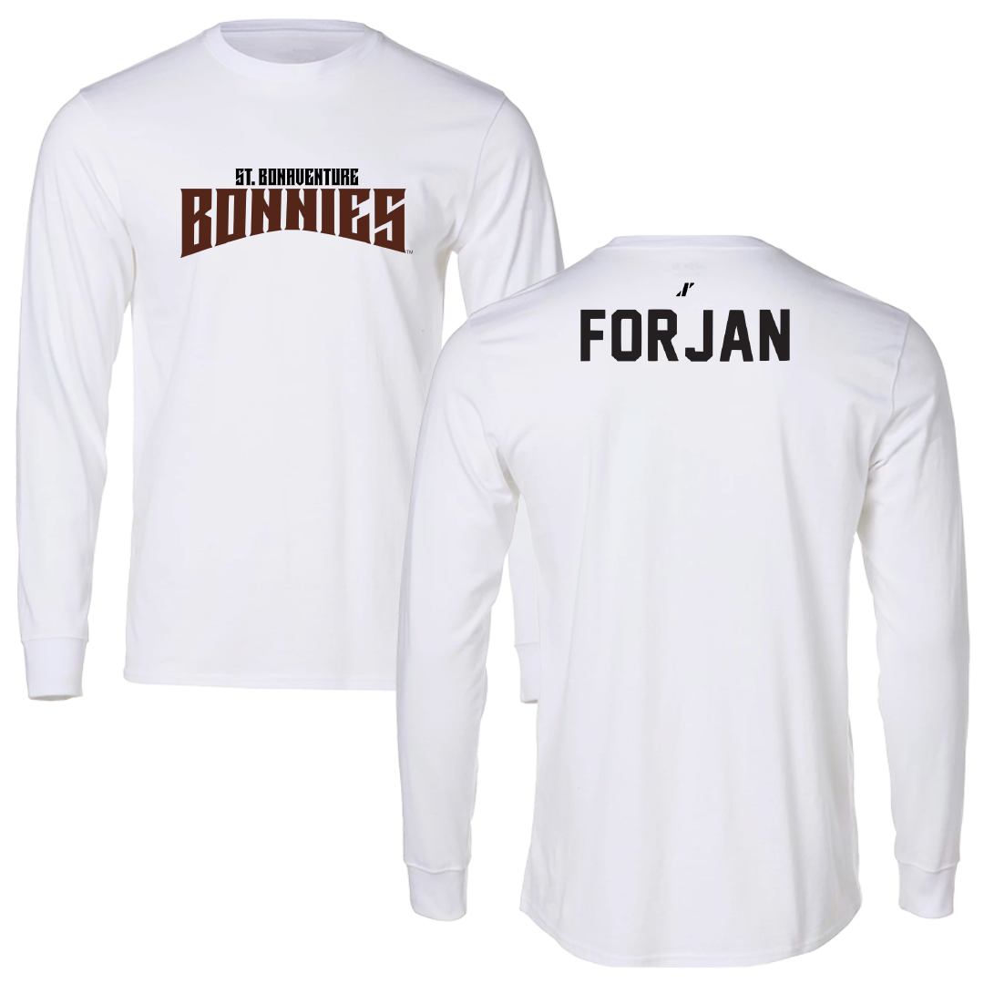 St. Bonaventure University Swimming & Diving White Classic Long Sleeve - Anna Forjan