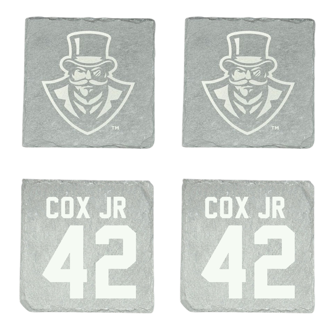 Austin Peay State University Football Stone Coaster (4 Pack)  - #42 TJ Cox Jr