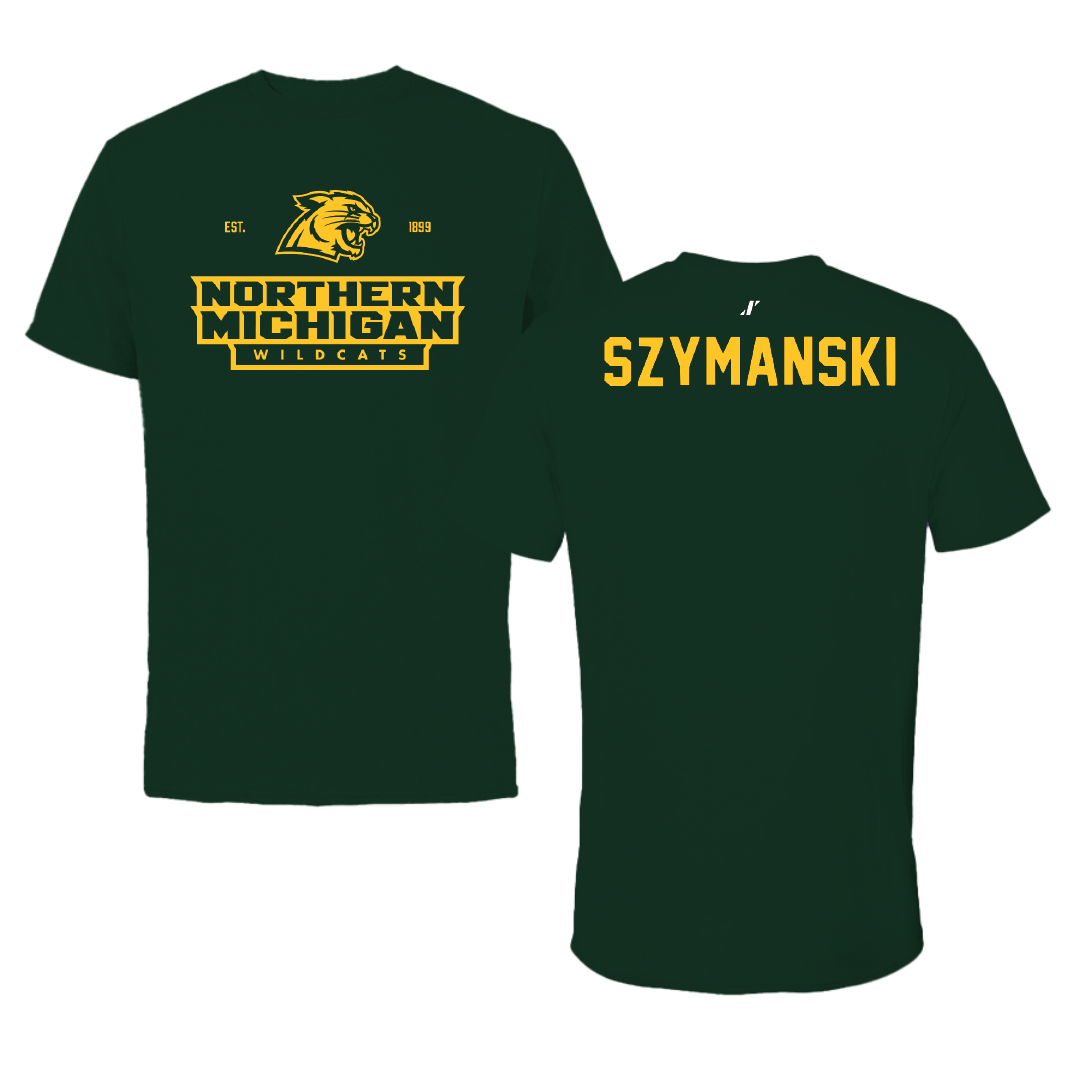 Northern Michigan University TF and XC Forest Green General Tee - Madi Szymanski