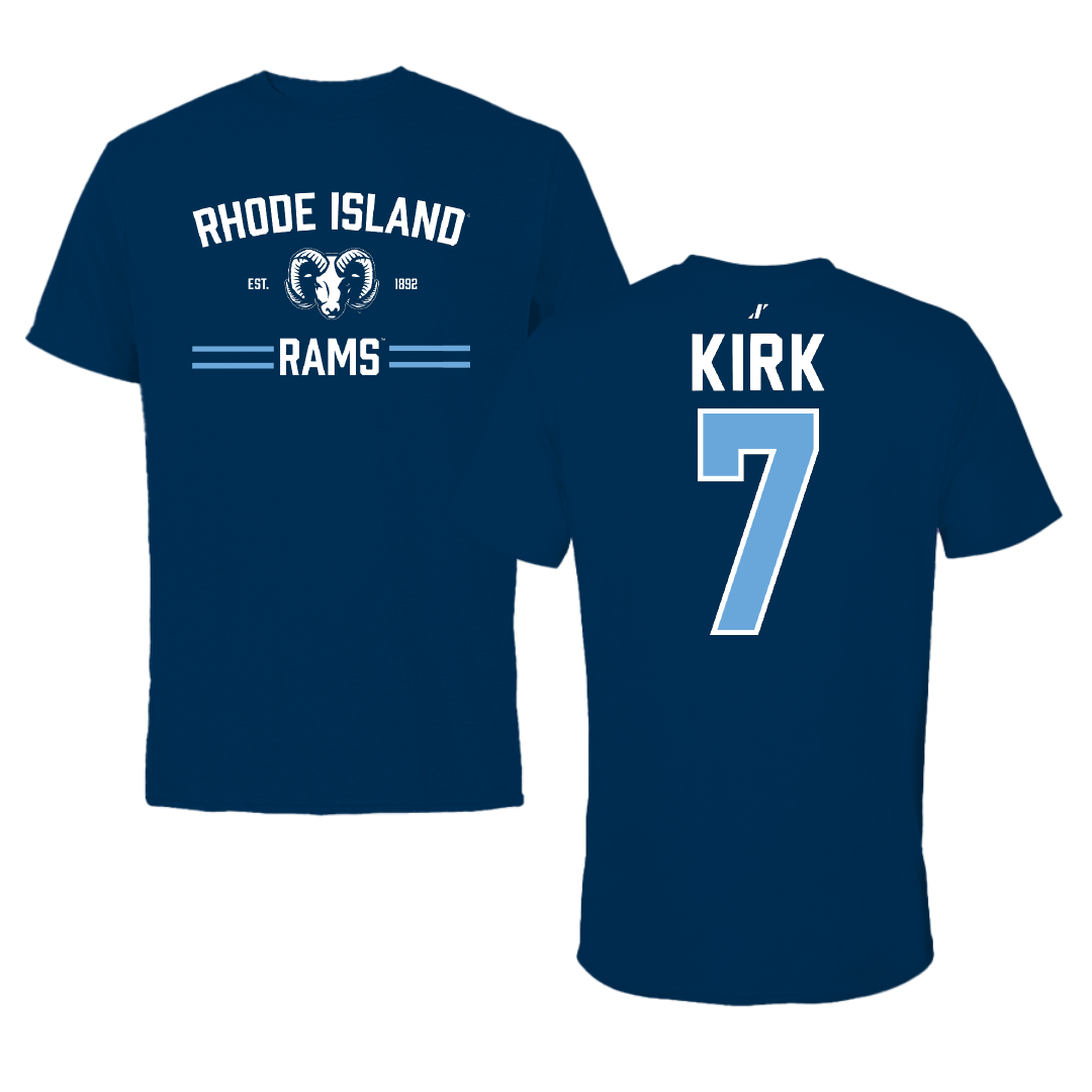 University of Rhode Island Lacrosse Navy General Performance Tee - #7 Carolyn Kirk