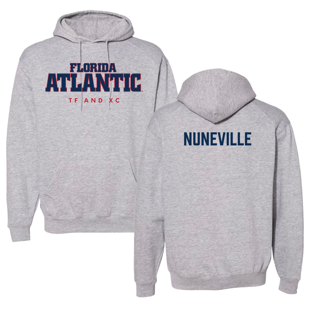 Florida Atlantic University TF and XC Gray Hoodie - William Nuneville