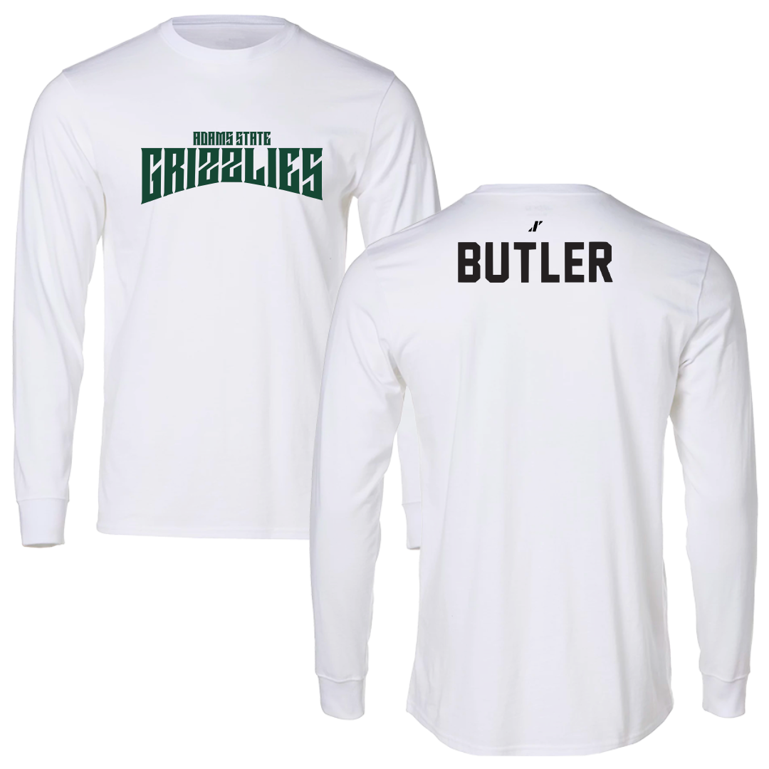 Adams State University Golf White Classic Performance Long Sleeve - Taylor Butler