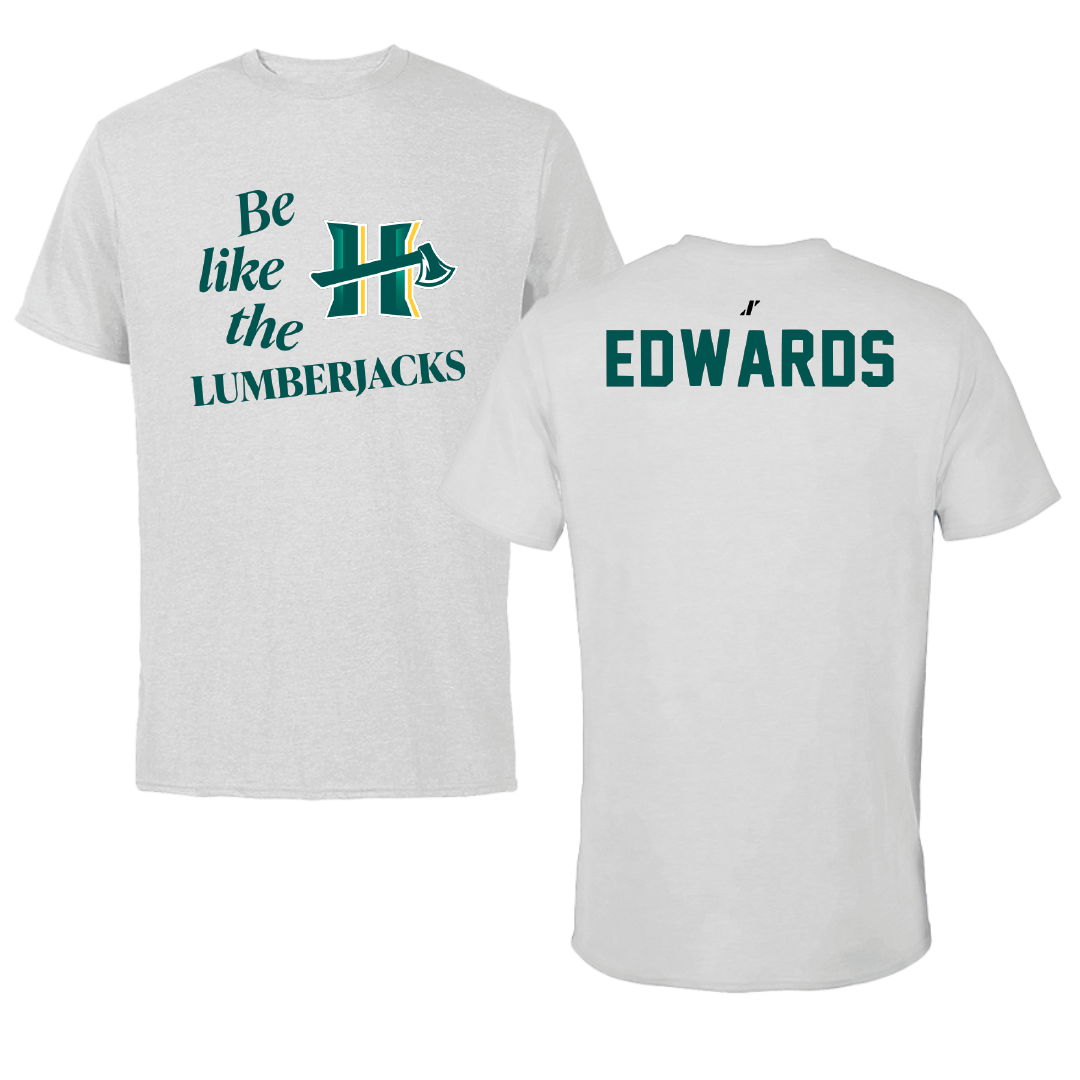 Cal Poly Humboldt Wrestling Light Gray Be Like Us Tee - Andrew Edwards