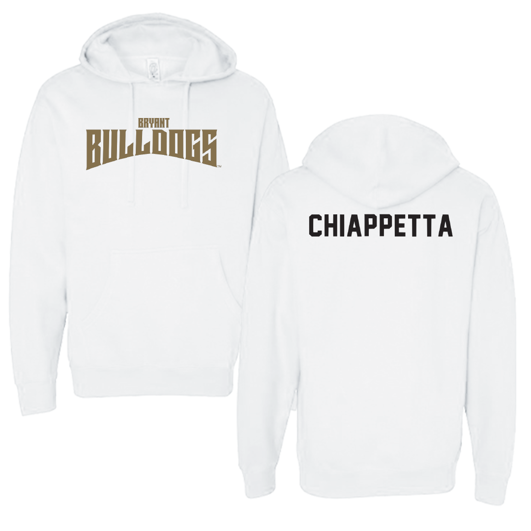 Bryant University TF and XC White Classic Hoodie - AJ Chiappetta