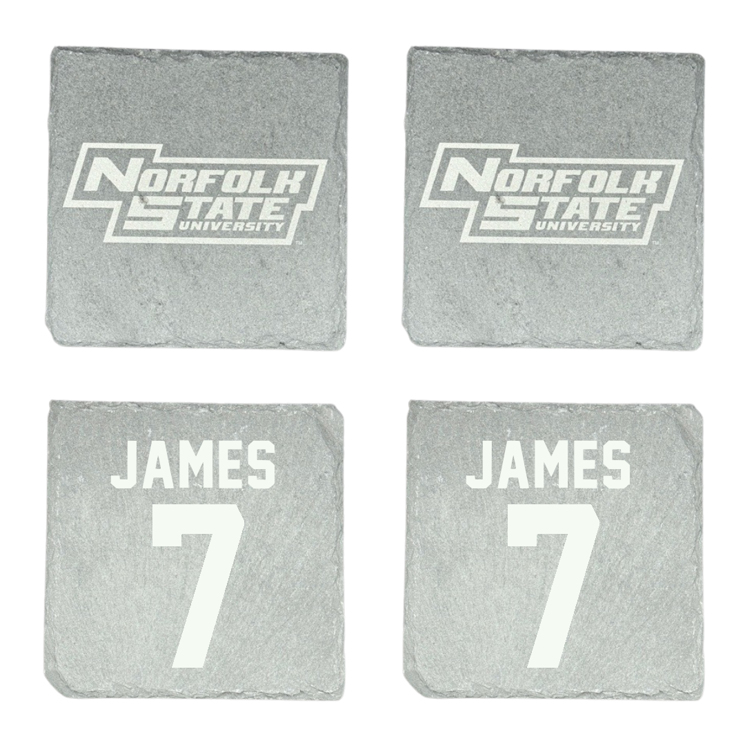 Norfolk State University Football Stone Coaster (4 Pack)  - #7 Nolan James