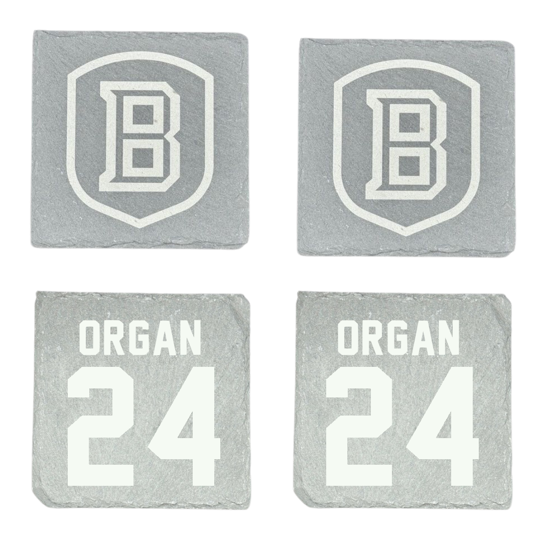 Bradley University Softball Stone Coaster (4 Pack)  - #24 Hannah Organ