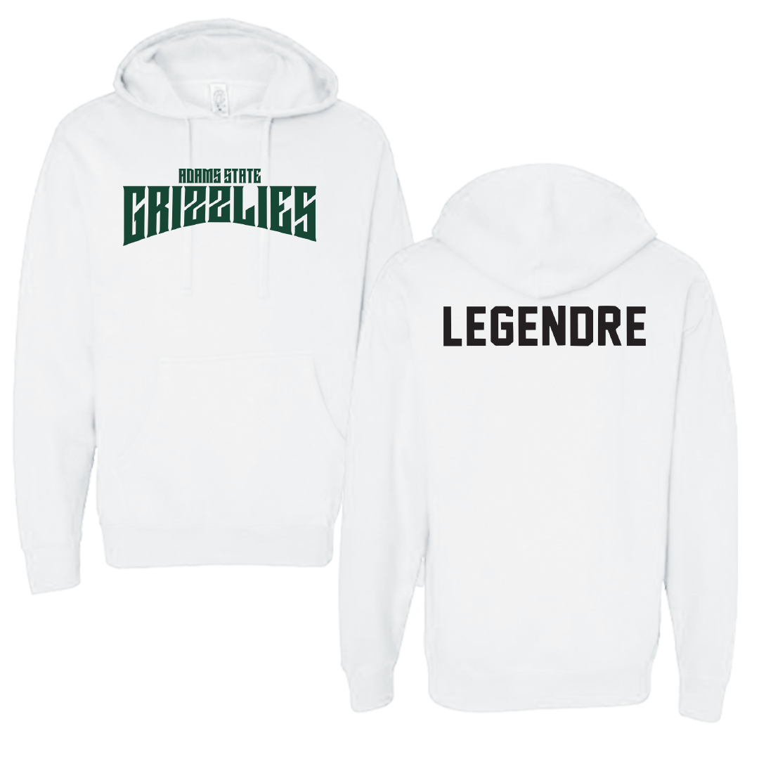 Adams State University TF and XC White Classic Hoodie - Romain Legendre
