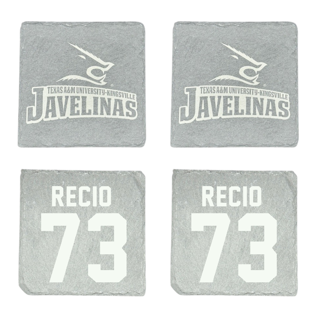 Texas A&M University-Kingsville Football Stone Coaster (4 Pack)  - #73 Rafael Recio