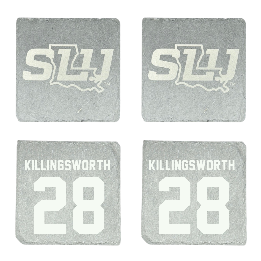 Southeastern Louisiana University Baseball Stone Coaster (4 Pack)  - #28 Jake Killingsworth