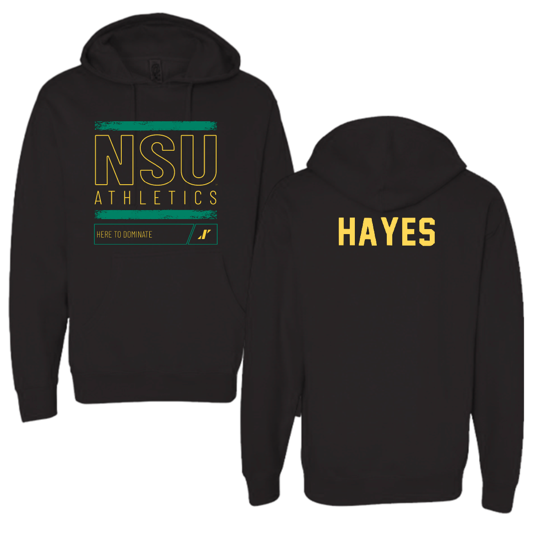 Norfolk State University TF and XC Black Dominate Hoodie - Savien Hayes