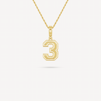 Gold Presidents Pendant and Chain - #3 Kalani Vasquez