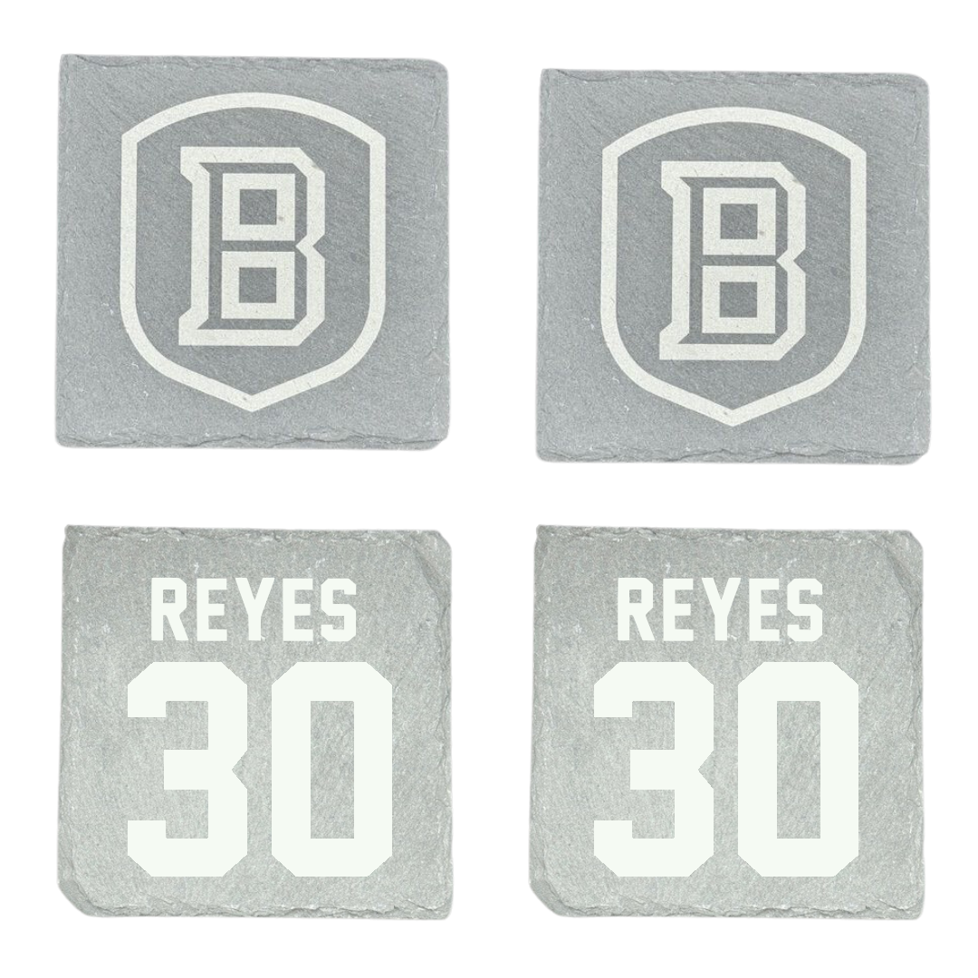 Bradley University Soccer Stone Coaster (4 Pack)  - #30 Ivan Reyes