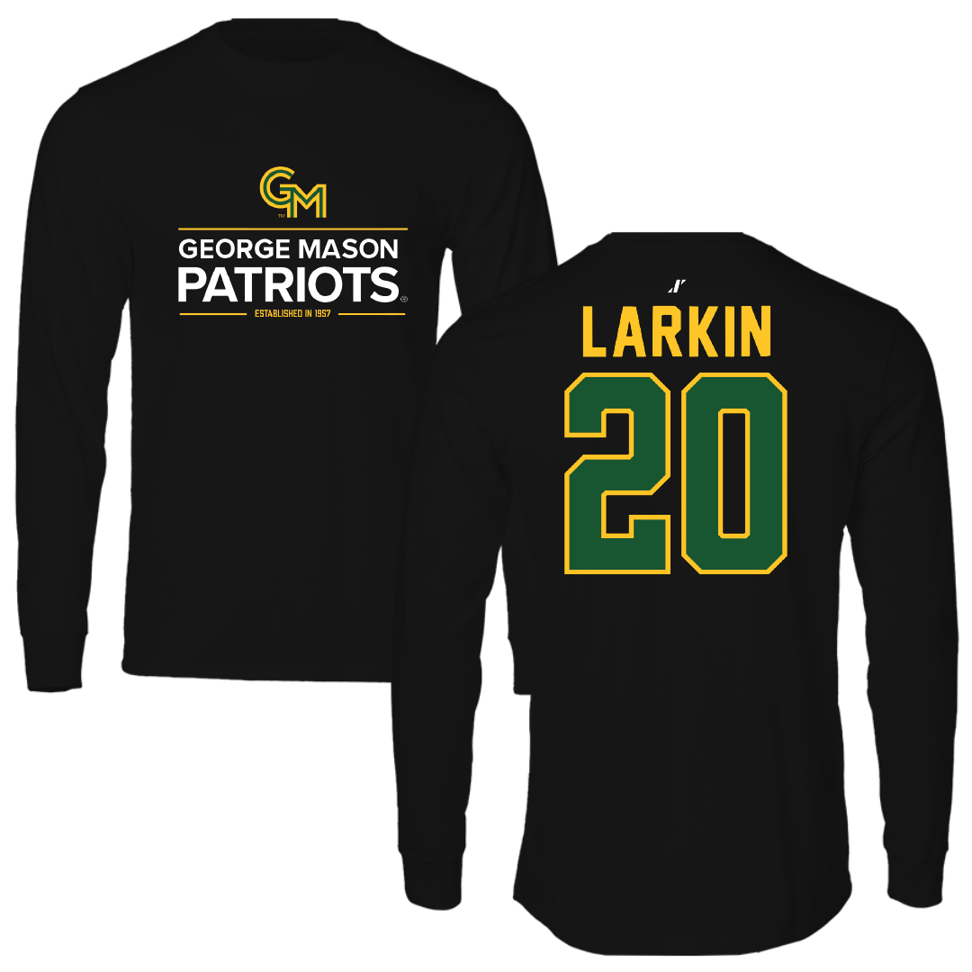 George Mason University Volleyball Black General Long Sleeve - #20 Camille Larkin