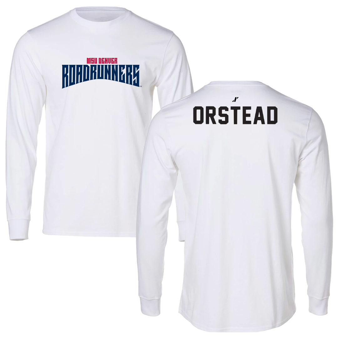 Metropolitan State University of Denver TF and XC White Classic Performance Long Sleeve - Audrey Orstead