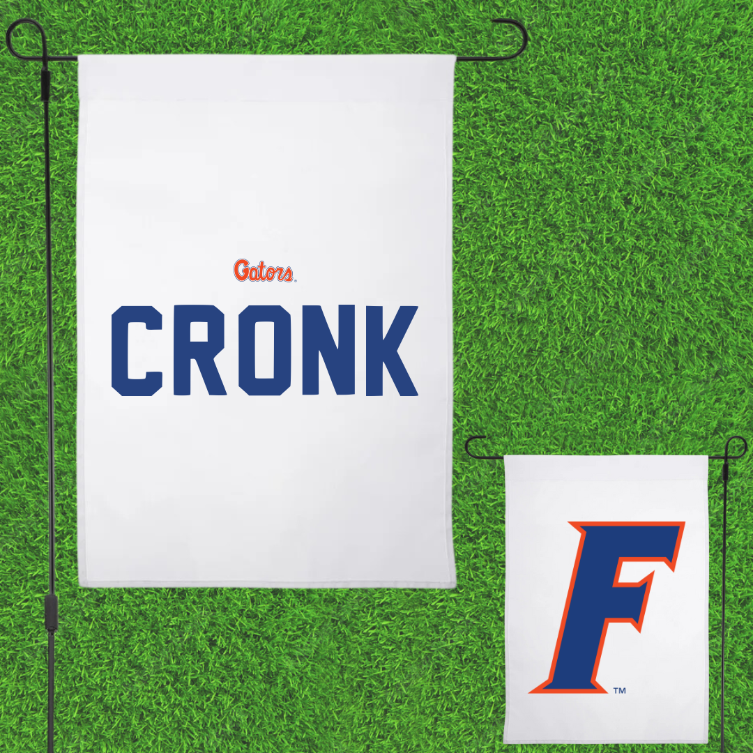 University of Florida Swimming & Diving White Garden Flag - Micayla Cronk