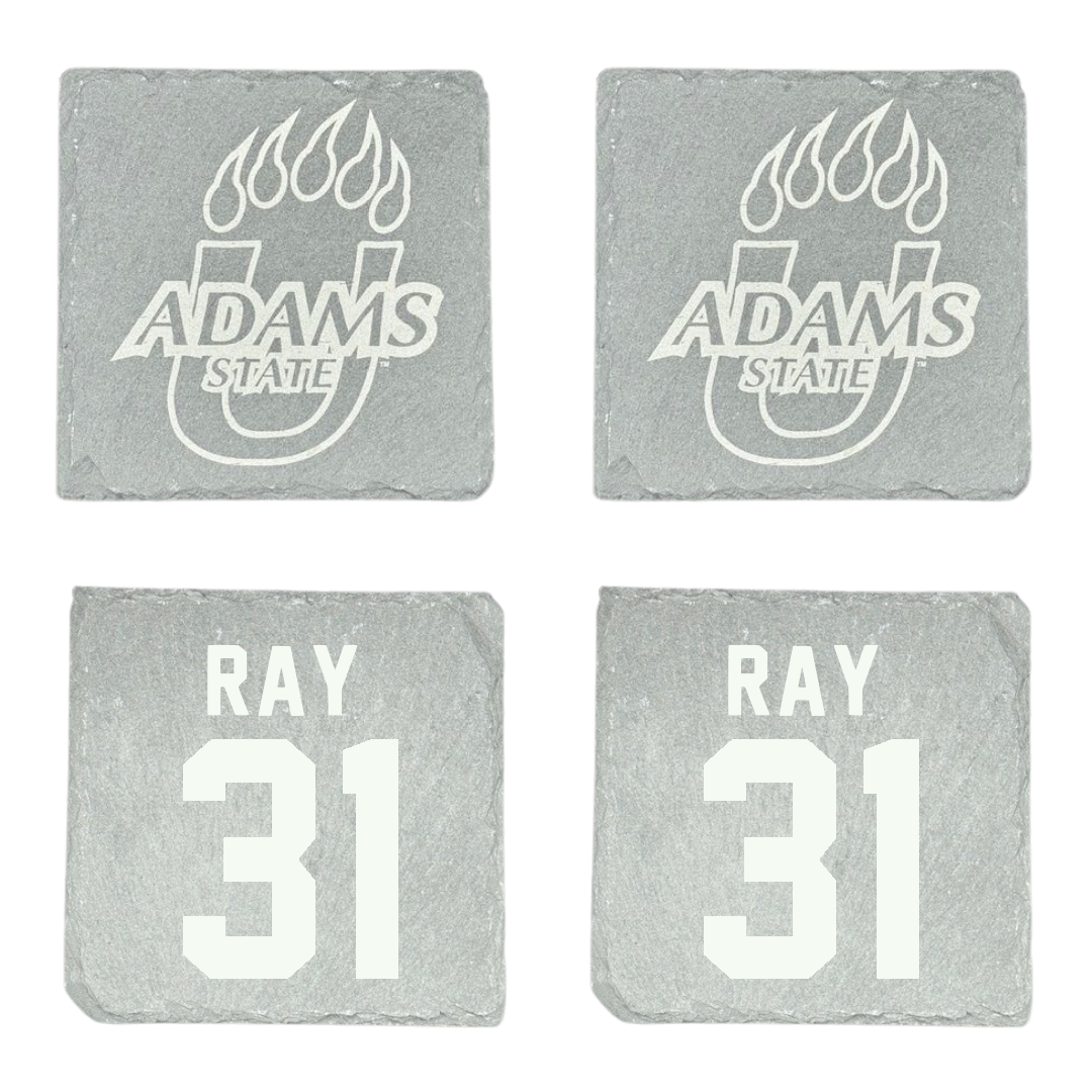 Adams State University Football Stone Coaster (4 Pack)  - #31 Zach Ray