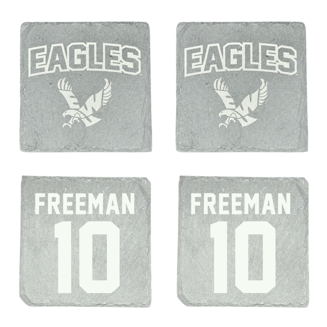 Eastern Washington University Soccer Stone Coaster (4 Pack)  - #10 Charity Freeman