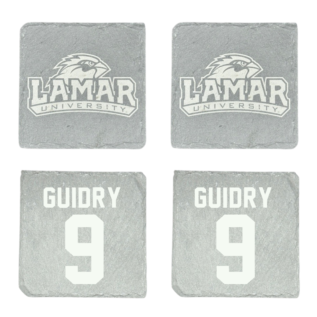 Lamar University Softball Stone Coaster (4 Pack)  - #9 Madison Guidry