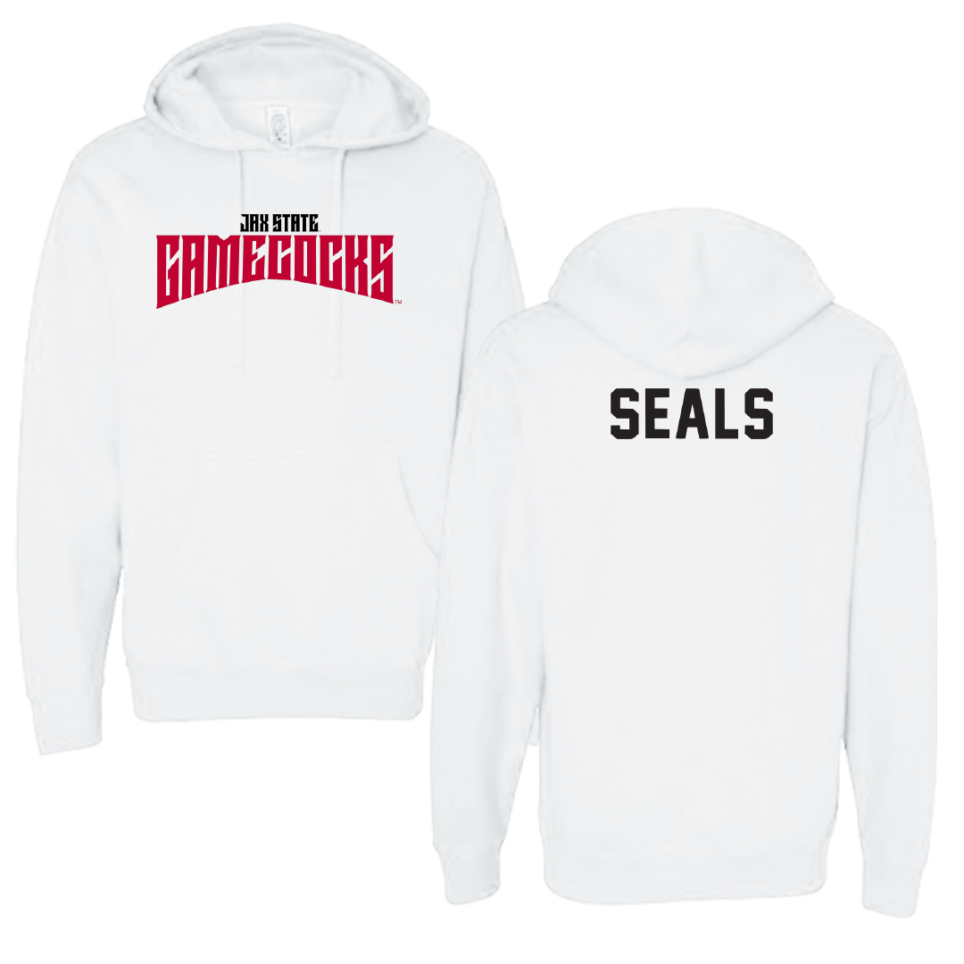 Jacksonville State University TF and XC White Classics Hoodie - Lydia Seals