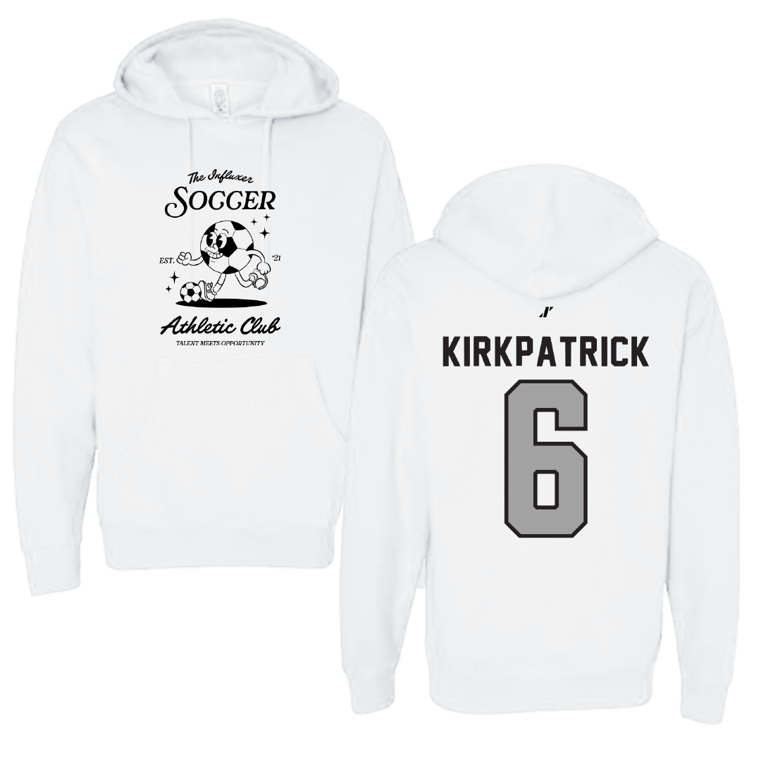 Soccer White Influxer Athletic Club Hoodie - #6 Emily Kirkpatrick