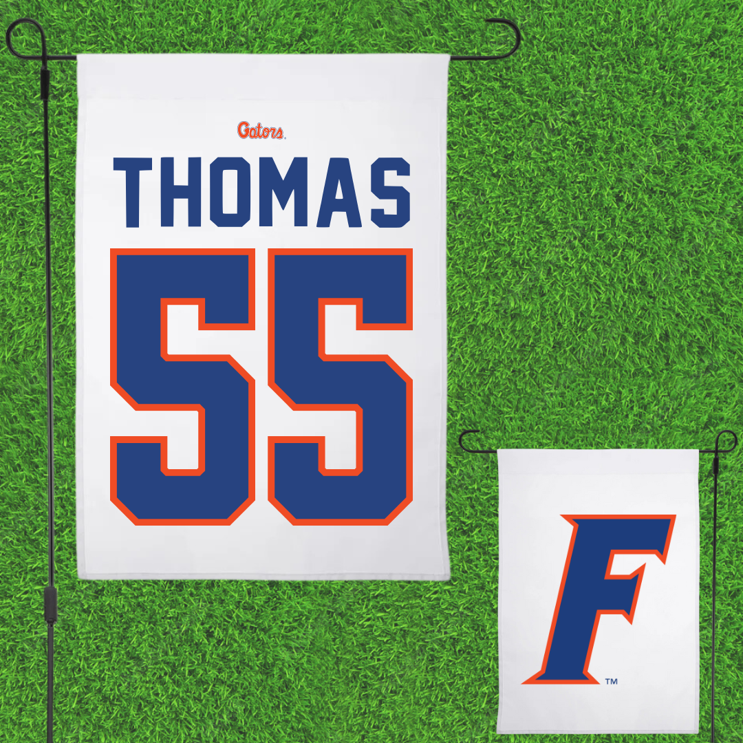University of Florida Volleyball White Garden Flag - #55 Amaya Thomas