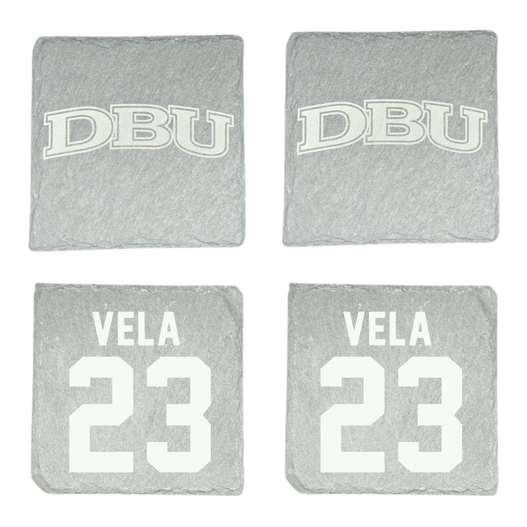 Dallas Baptist University Soccer Stone Coaster (4 Pack)  - #23 Mckenna Vela