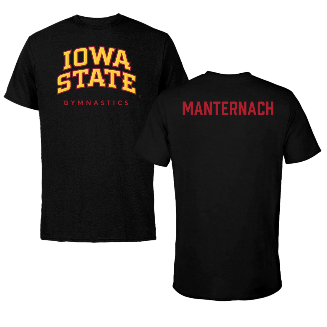 Iowa State University Gymnastics Black Performance Tee - Madelyn Manternach