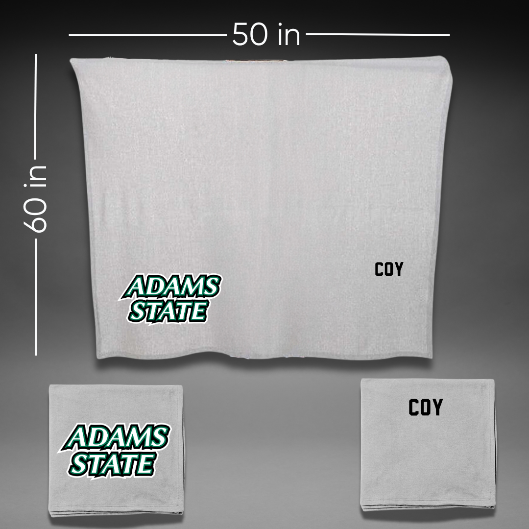 Adams State University Wrestling Gray Blanket - Greg Coy