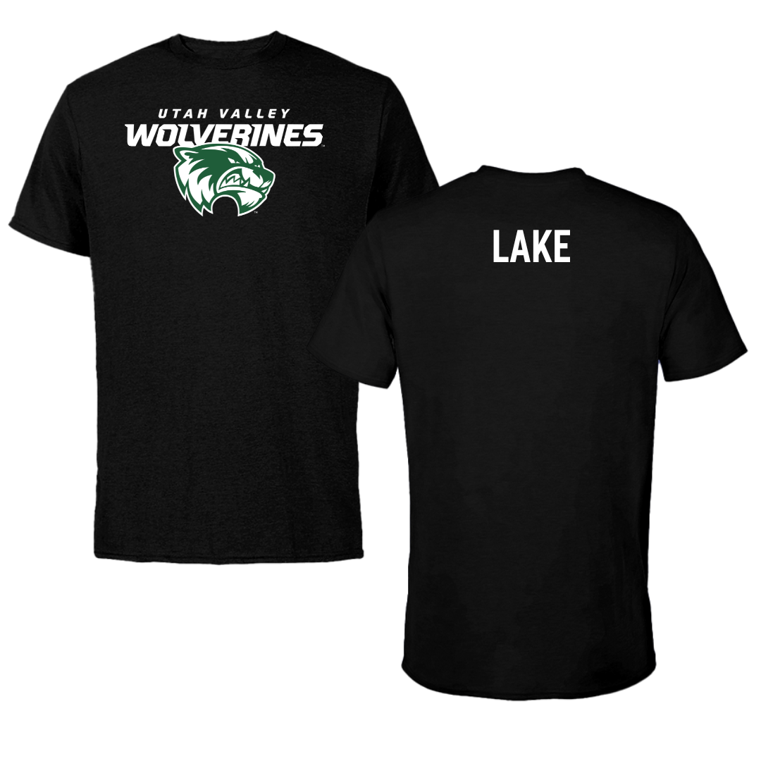 Utah Valley University Wrestling Black Wolverines Performance Tee - Kyler Lake