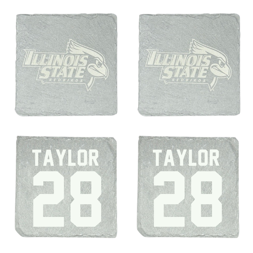 Illinois State University Football Stone Coaster (4 Pack)  - #28 Chris Taylor