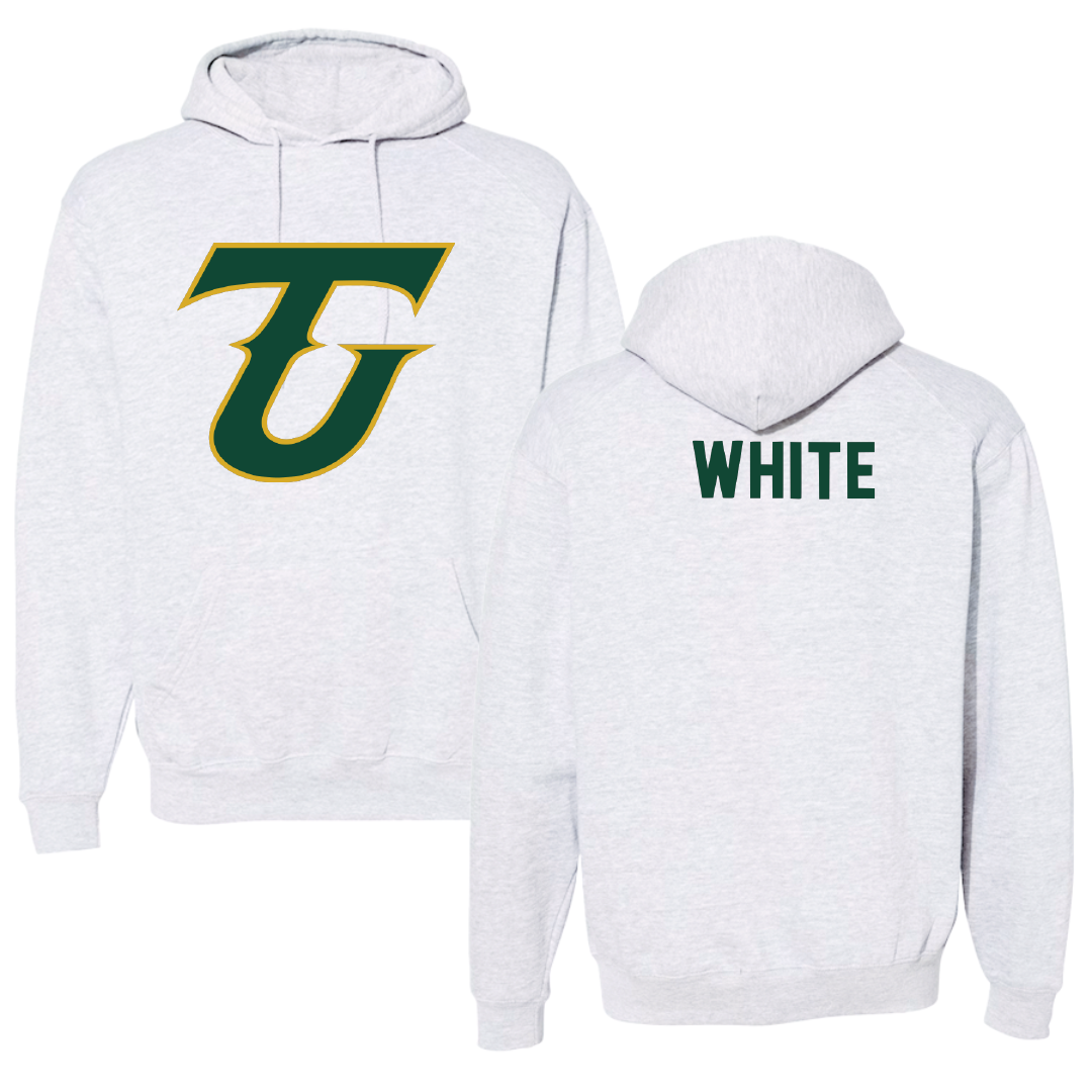 Tiffin University TF and XC Light Gray Hoodie - Jaylen White