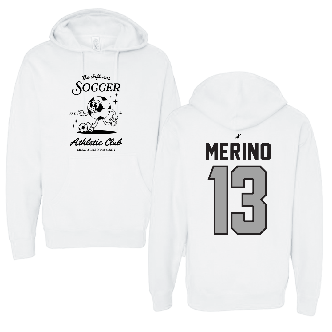 Soccer White Influxer Athletic Club Hoodie - #13 Dakota Merino