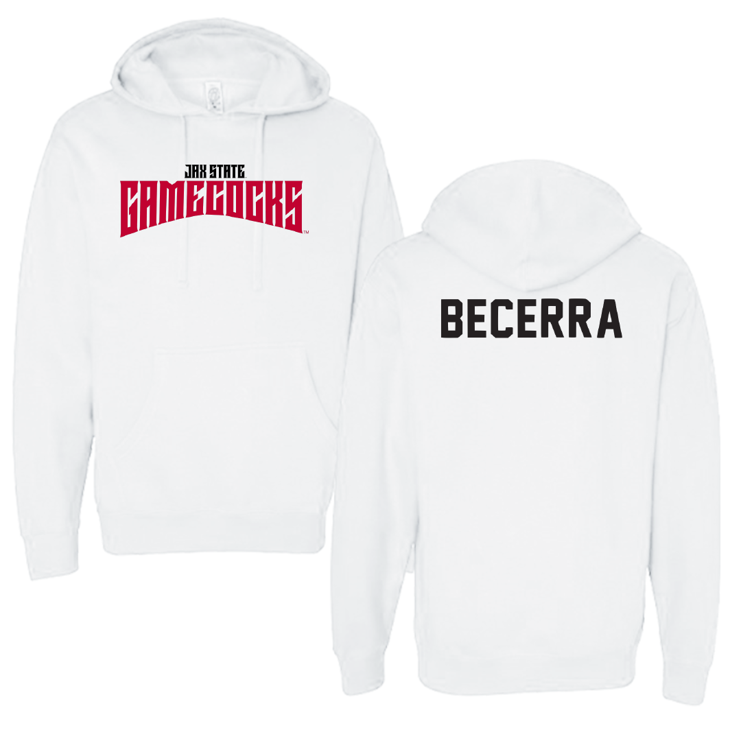 Jacksonville State University TF and XC White Classics Hoodie - Breanna Becerra