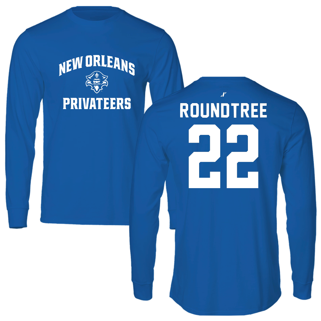 University of New Orleans Volleyball Blue General Long Sleeve - #22 Courtney Roundtree