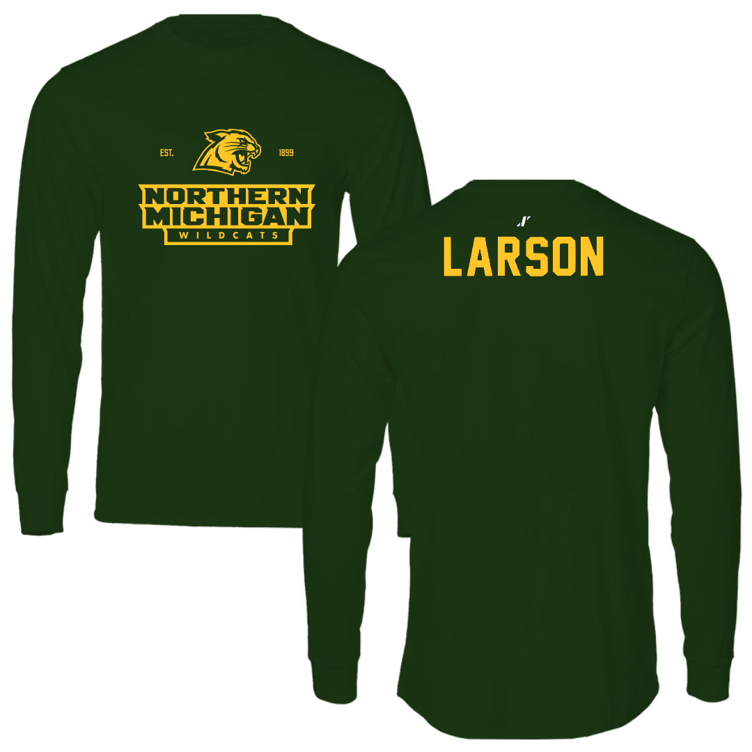 Northern Michigan University TF and XC Forest Green General Long Sleeve - Ahna Larson