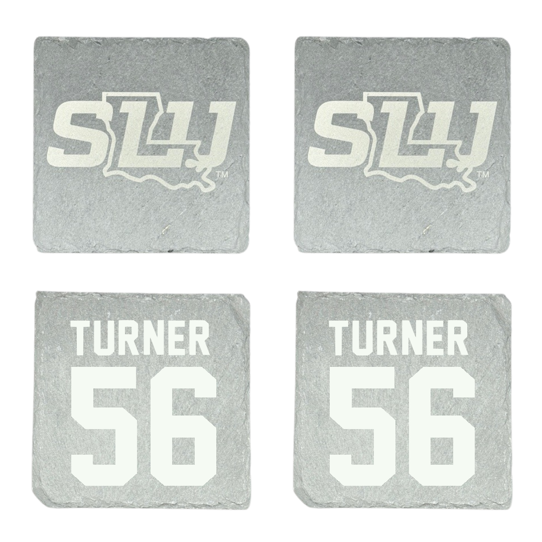 Southeastern Louisiana University Football Stone Coaster (4 Pack)  - #56 Javin Turner