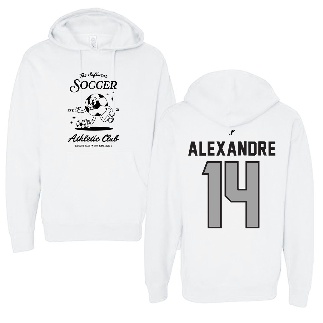 Soccer White Influxer Athletic Club Hoodie - #14 Chase Alexandre