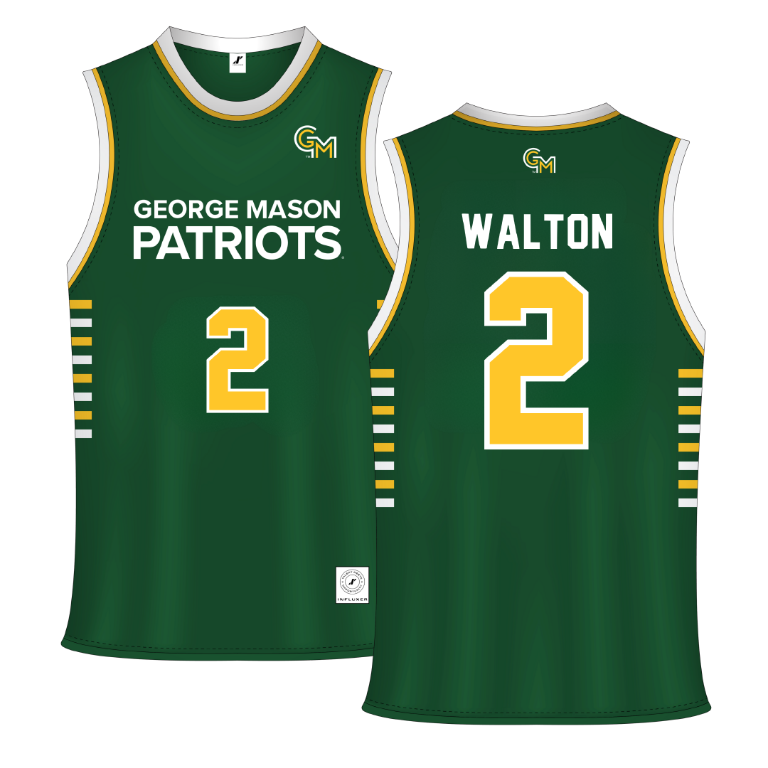 George Mason University Green Patriots Basketball Jersey - #2 Zahirah Walton