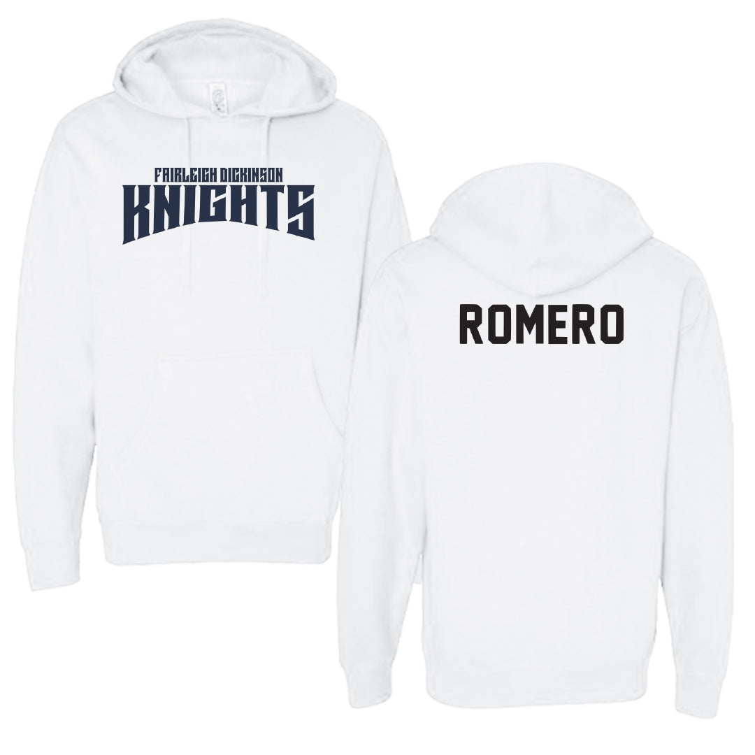 Fairleigh Dickinson University-Metropolitan Campus TF and XC White Classic Hoodie - Zander Romero