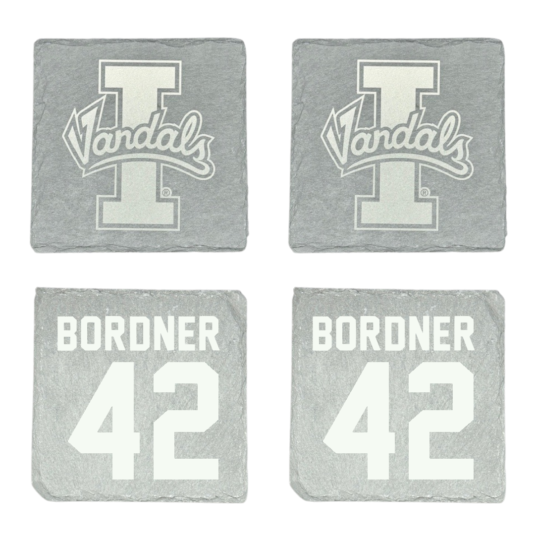 University of Idaho Football Stone Coaster (4 Pack)  - #42 Ryder Bordner