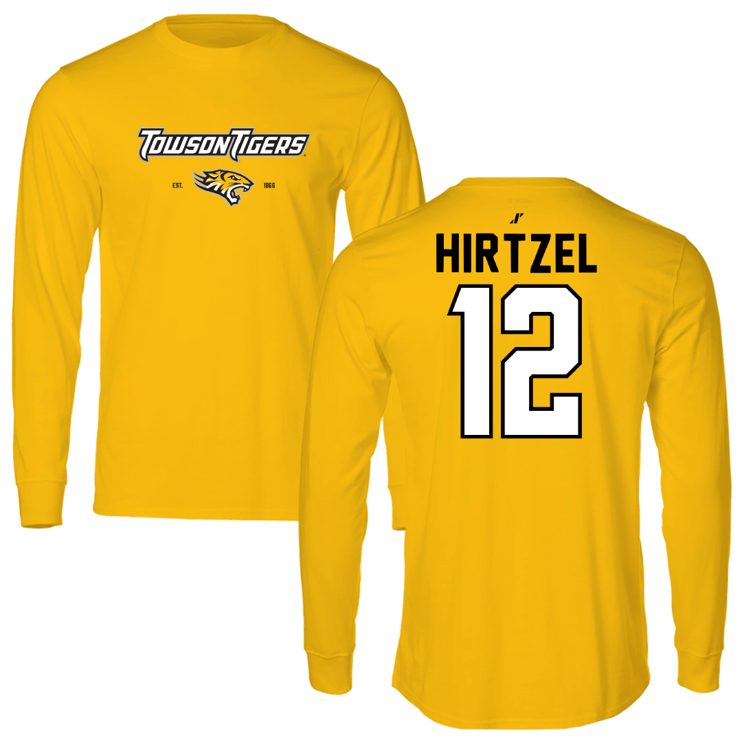 Towson University Field Hockey Gold General Long Sleeve - #12 Lexi Hirtzel