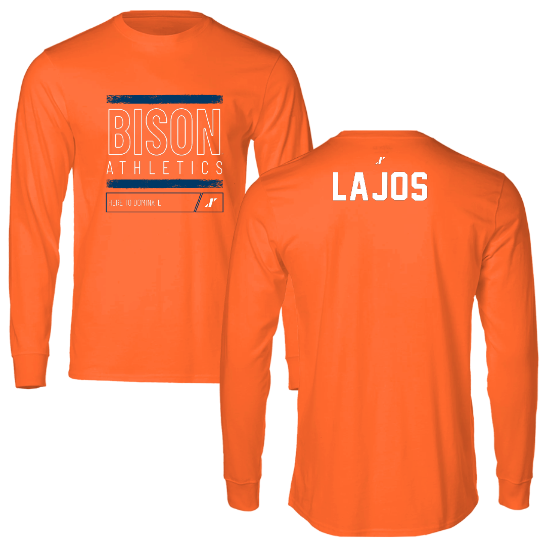 Bucknell University Tennis Orange Dominate Long Sleeve - Anna Lajos