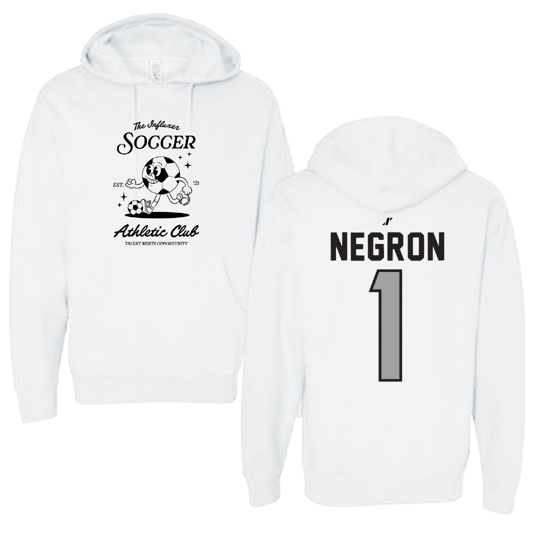 Soccer White Influxer Athletic Club Hoodie - #1 Selena Negron