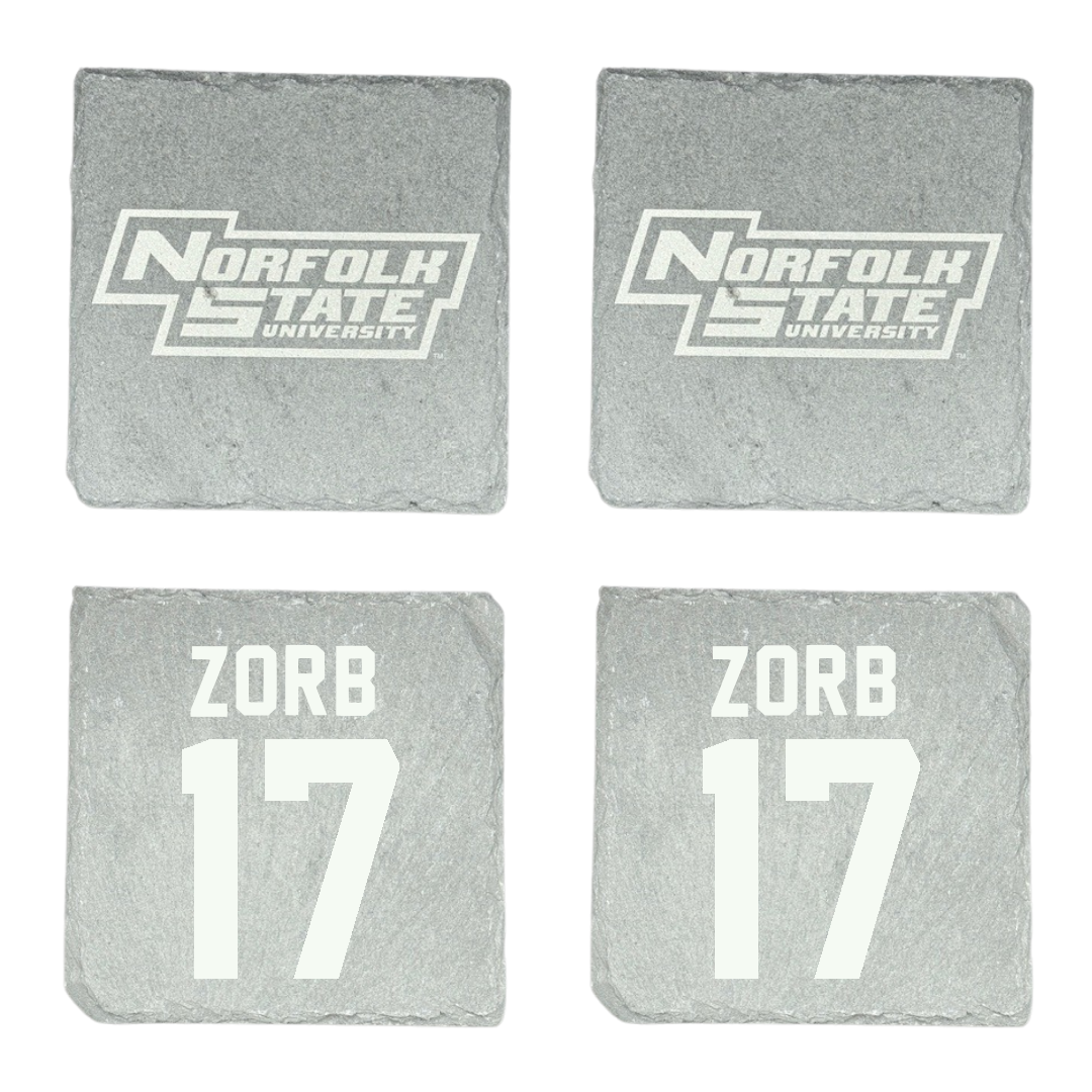 Norfolk State University Softball Stone Coaster (4 Pack)  - #17 Lisa Zorb